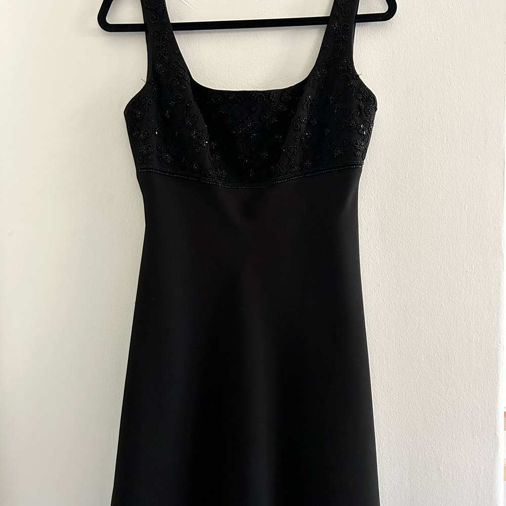 Beaded Babydoll Dress Laundry by Shelli Segal